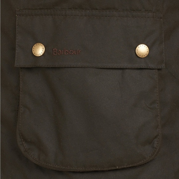 Barbour olive green Ashby Wax Jacket - size XS - Picture 13 of 13